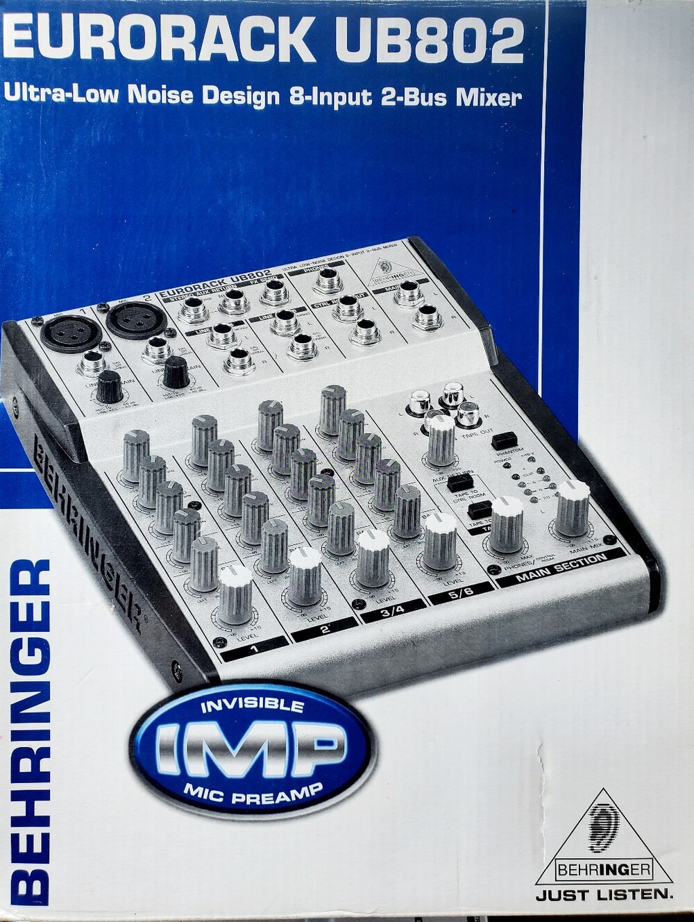 Behringer Eurorack UB802 Audio Mixer Ultra-low Noise Design